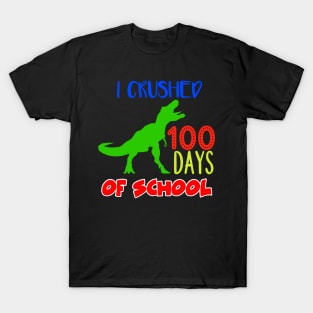 100th Day Of School Dinosaur T-Shirt